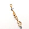 Pulsera Oro Amarillo Laminado 18K Circonias Mod. Corazones